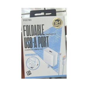 Tecno Type-C Charger Foldable USB-A Port 10w